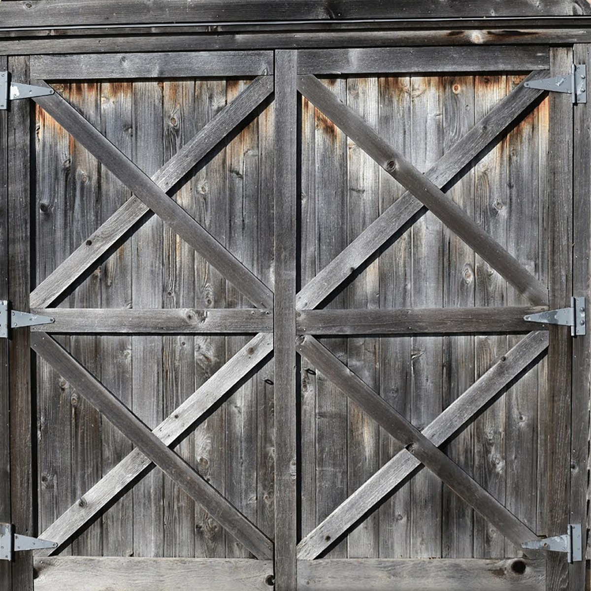 Barn Doors photobooth backdrop