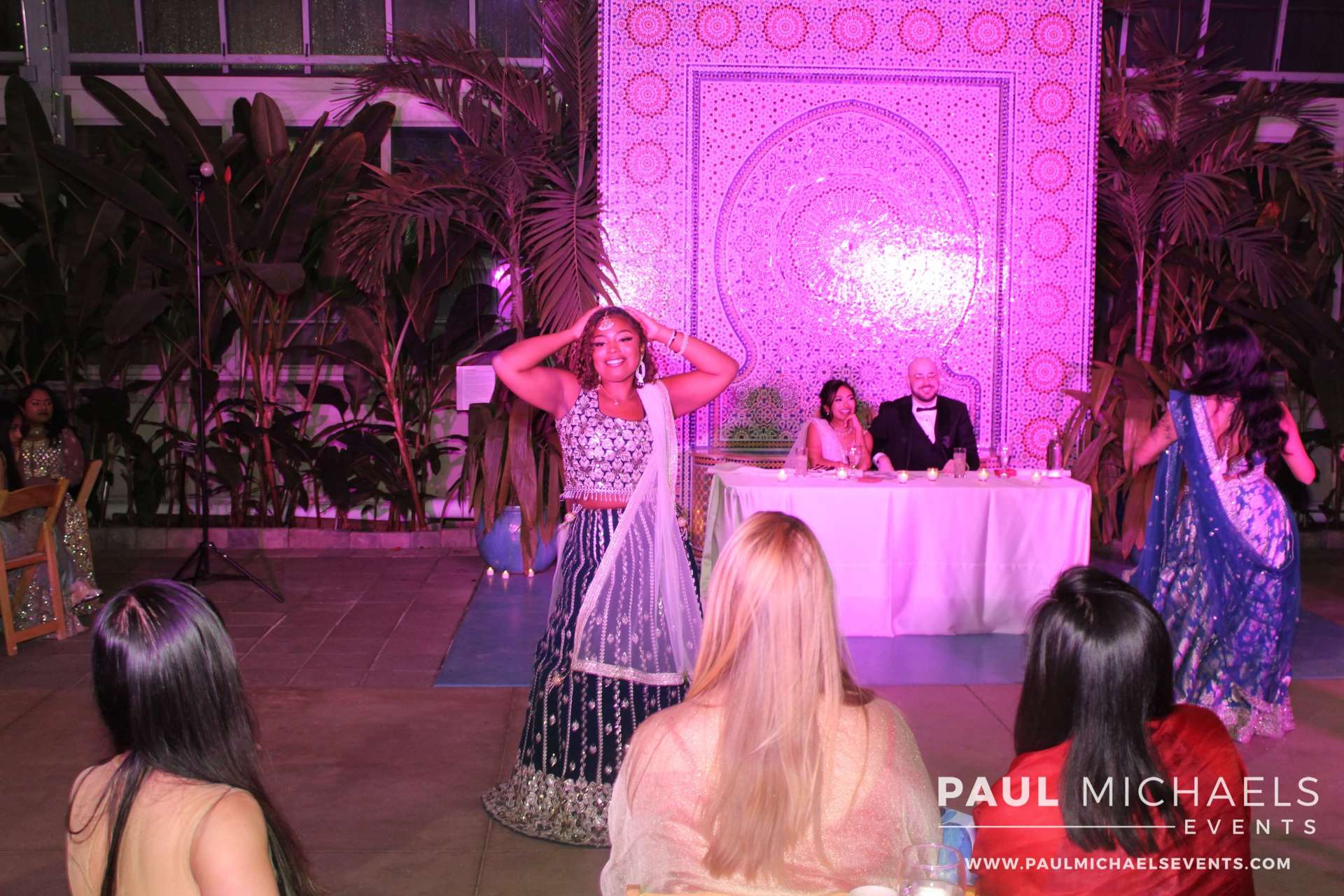 Naz & John's Blooming Wedding at Garfield Park Conservatory in East Garfield Park, Chicago