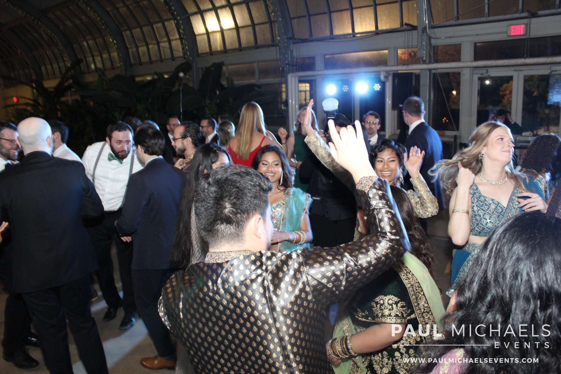 Naz & John's Blooming Wedding at Garfield Park Conservatory in East Garfield Park, Chicago