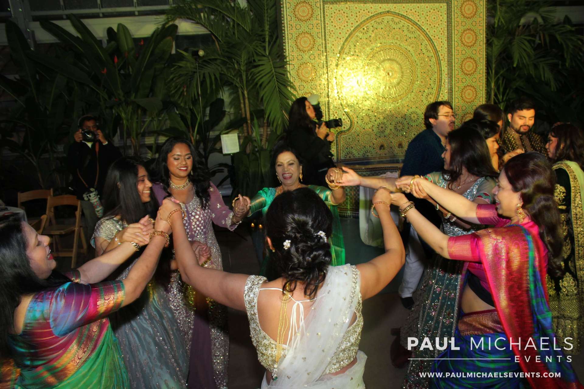 Naz & John's Blooming Wedding at Garfield Park Conservatory in East Garfield Park, Chicago