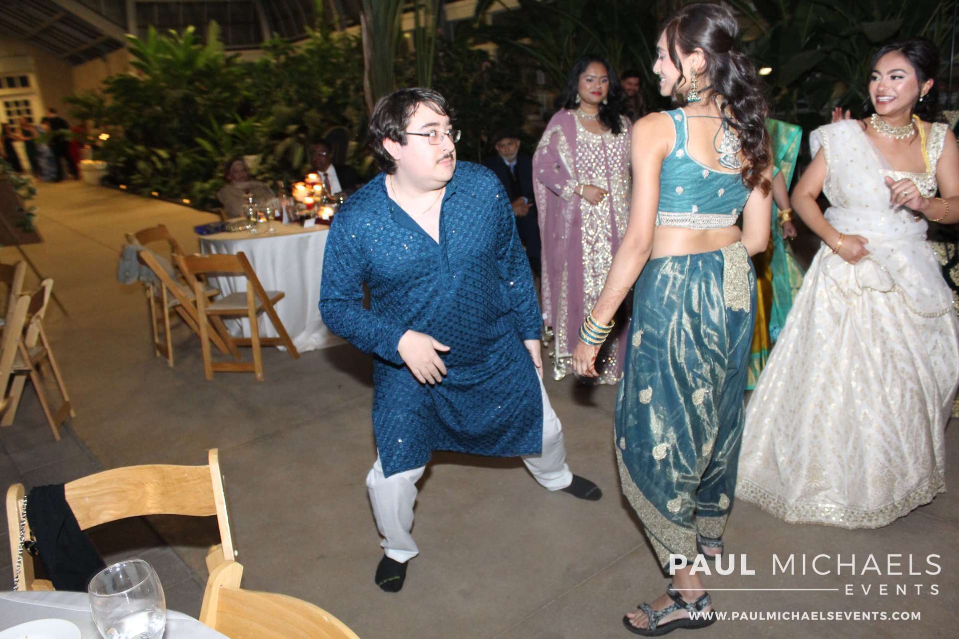 Naz & John's Blooming Wedding at Garfield Park Conservatory in East Garfield Park, Chicago