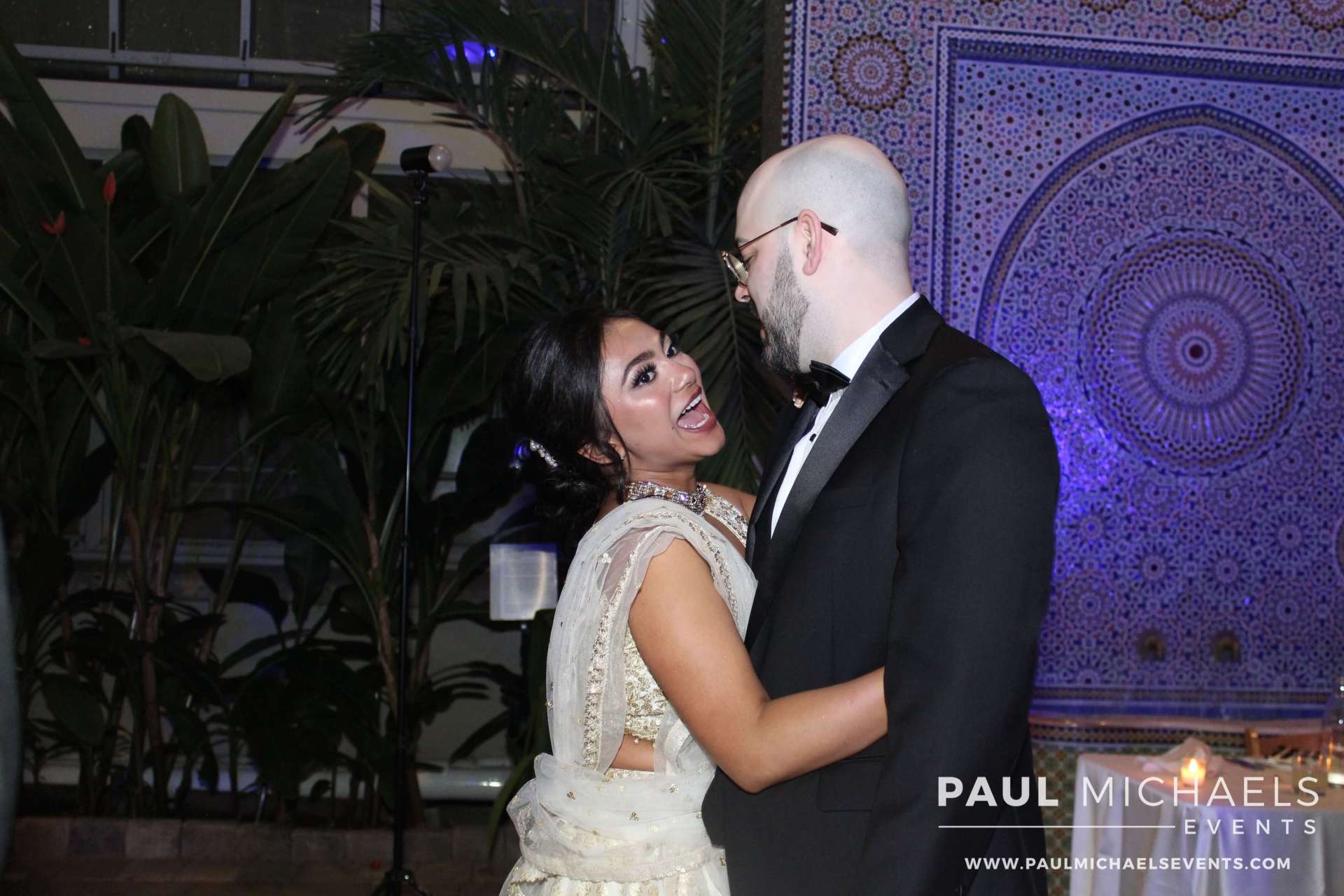 Naz & John's Blooming Wedding at Garfield Park Conservatory in East Garfield Park, Chicago