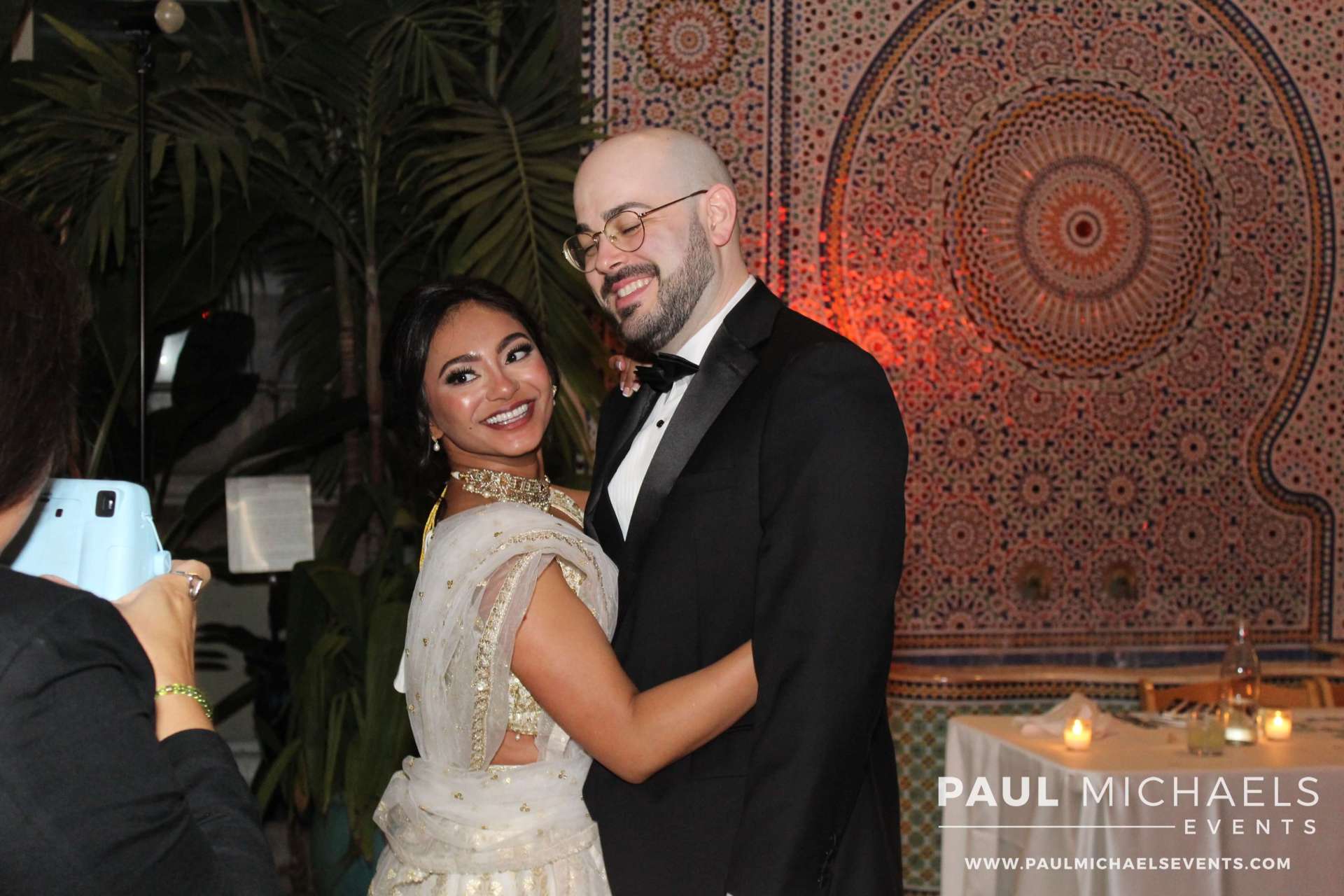 Naz & John's Blooming Wedding at Garfield Park Conservatory in East Garfield Park, Chicago