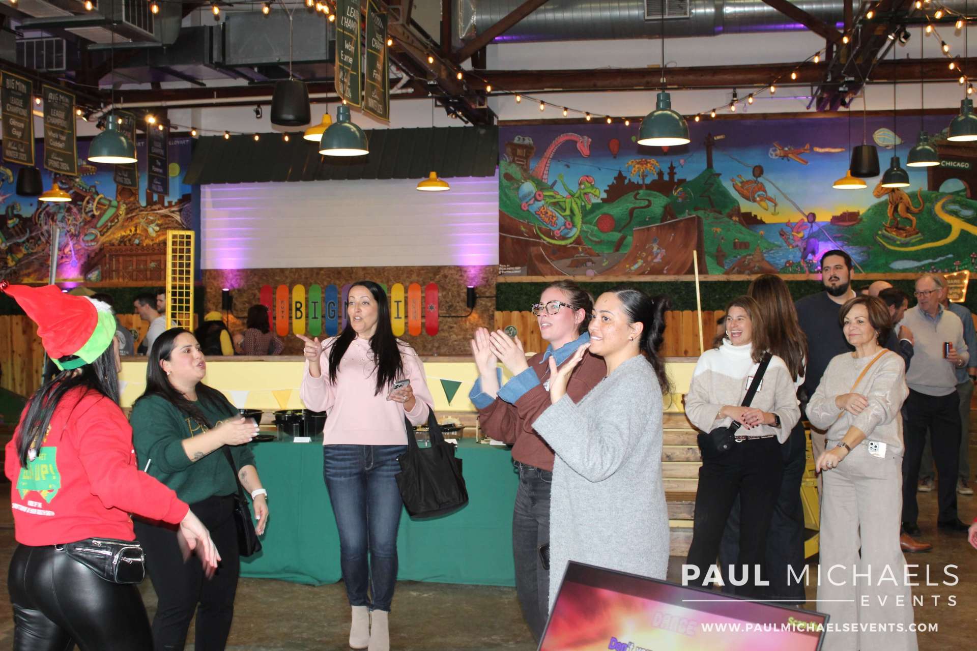 @properties Staff Holiday Party at Big Mini Putt Club in Chicago's Lakeview Neighborhood