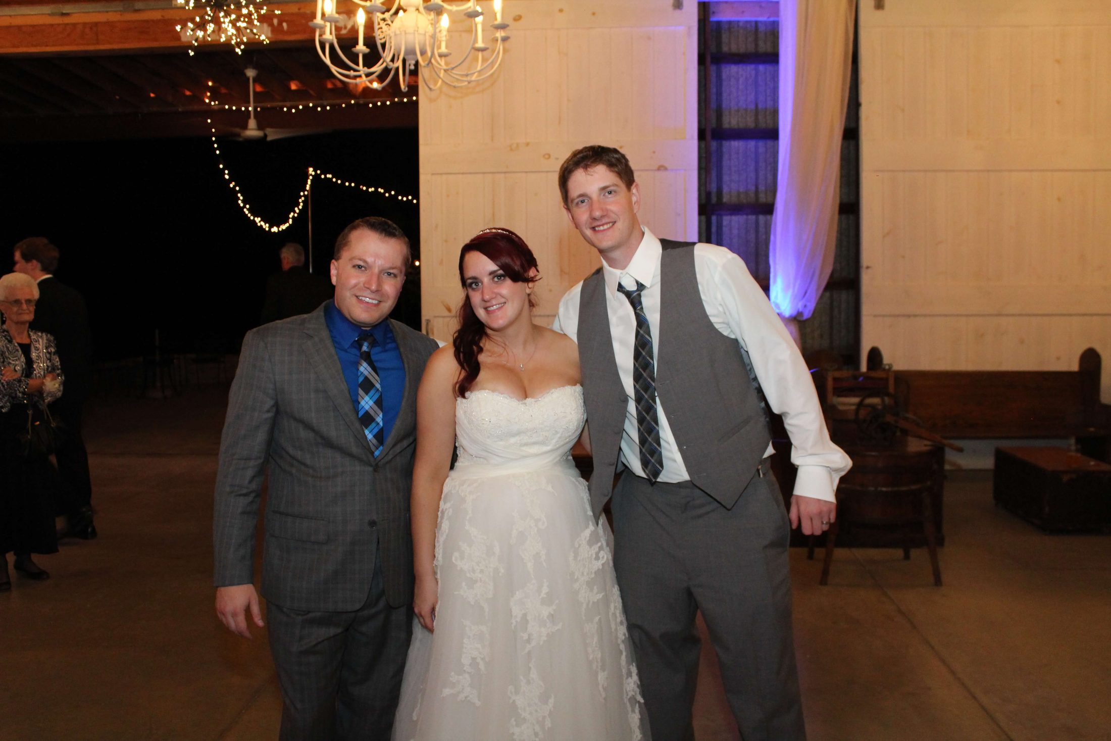 Amanda and Michael with Paul