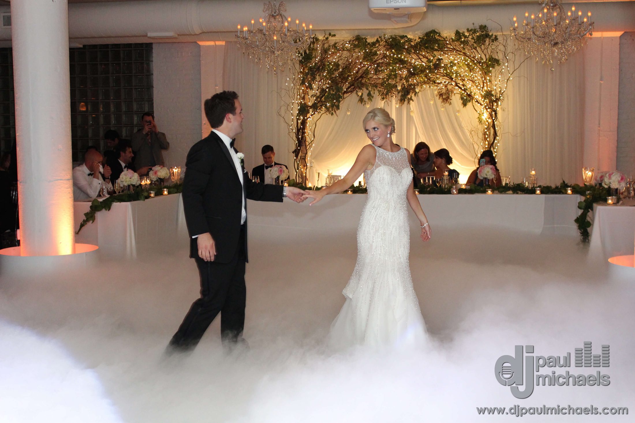 Heidi and Adam dancing on the Clouds