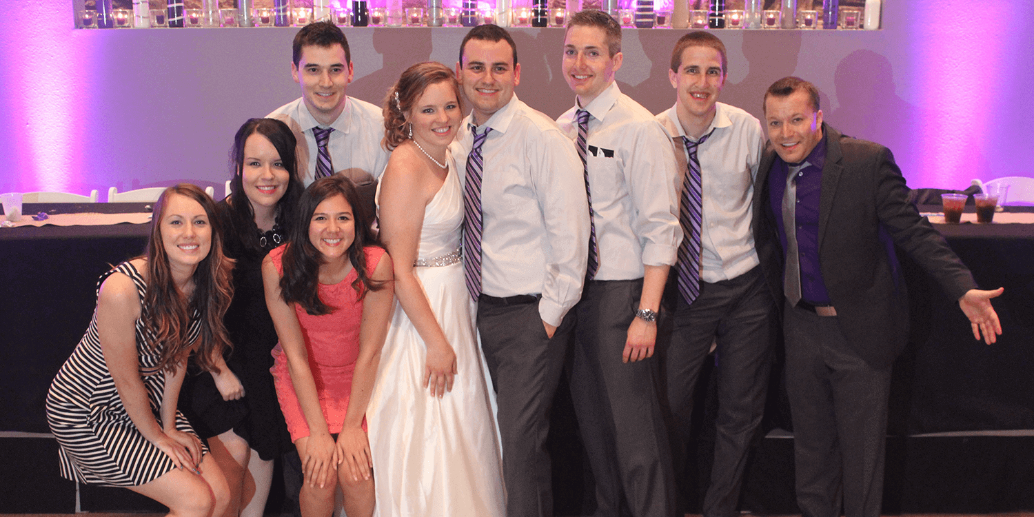 Shelbyville Wedding DJ with Group