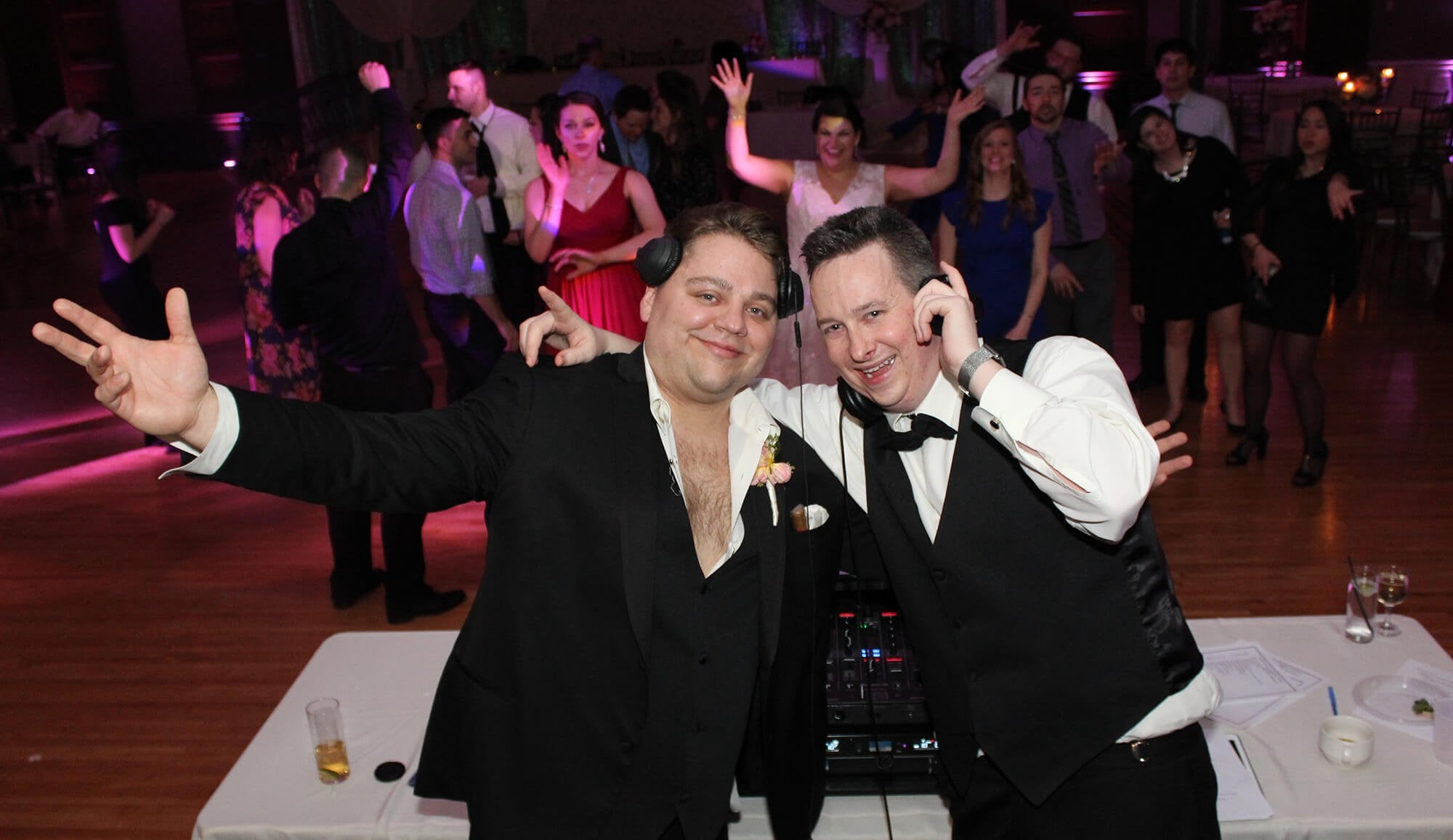 Casandra and Dan's Wedding Reception at Chevy Chase Country Club in Wheeling