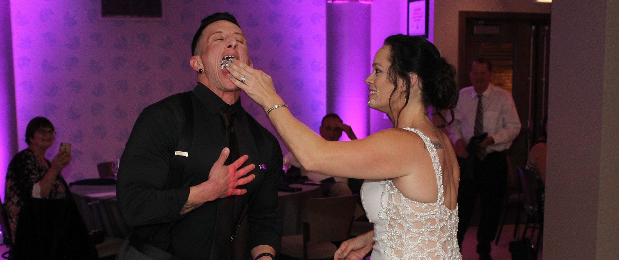Deborah and Kristian's Wedding at Pinstripes in Downtown Chicago