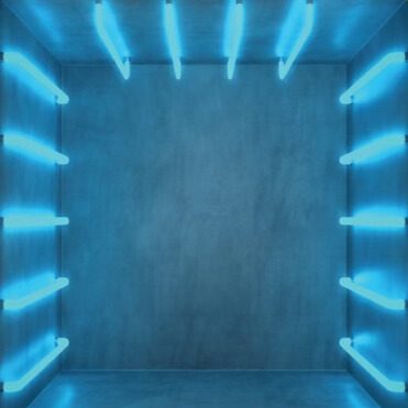 Blue Light photobooth backdrop